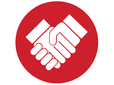 Shaking hands